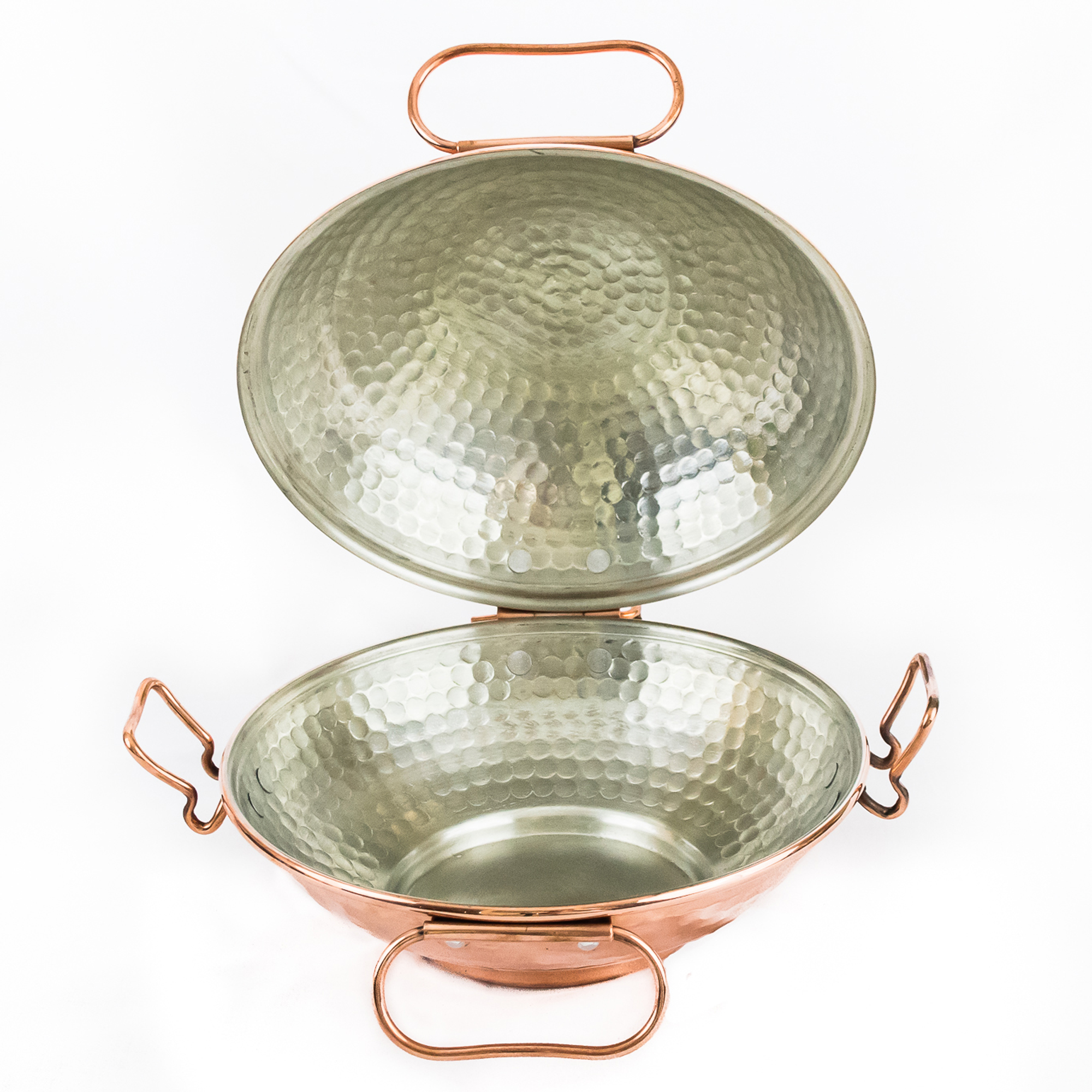 Made in Portugal Traditional Copper Cataplana Food Steamer Pot 