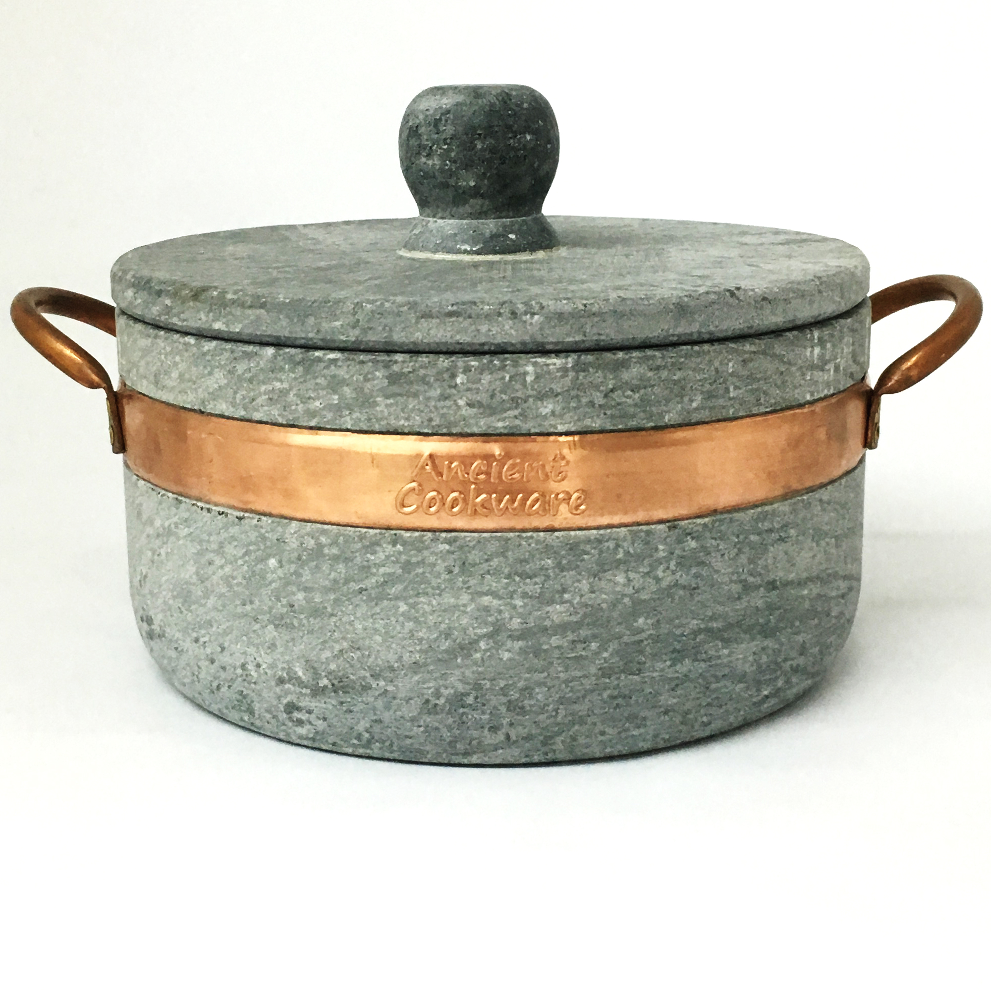 Soapstone Cookware With Glass Lid 