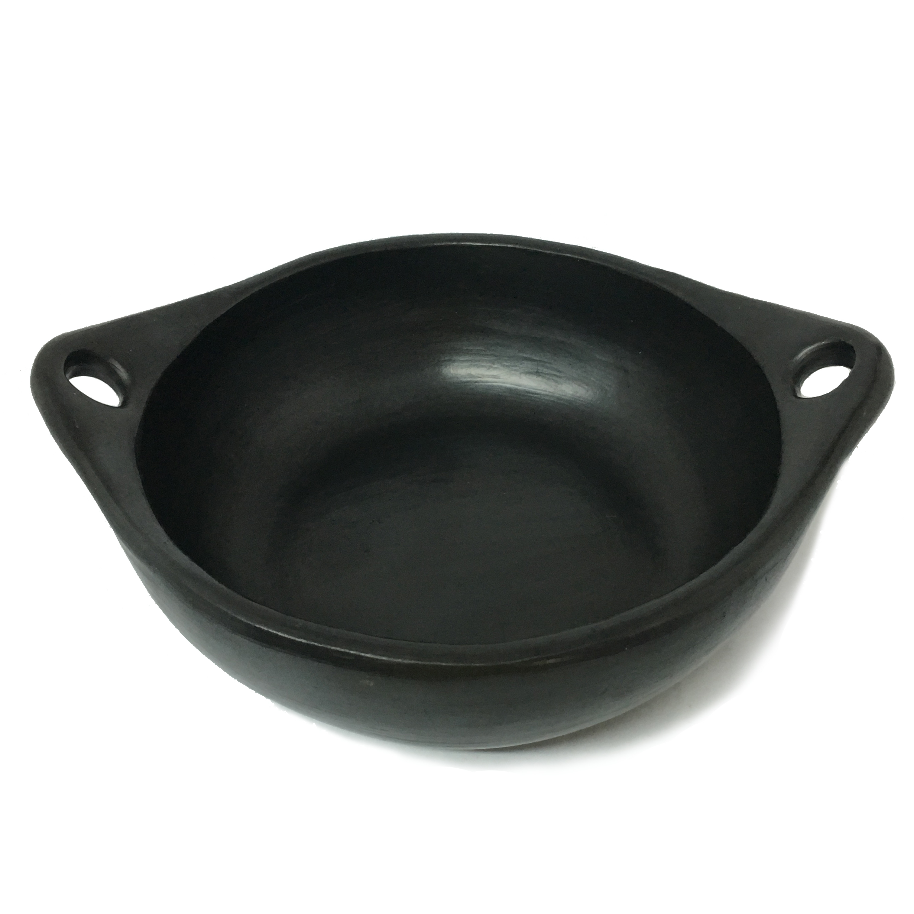 Black Clay, La Chamba Round Pot without Lid