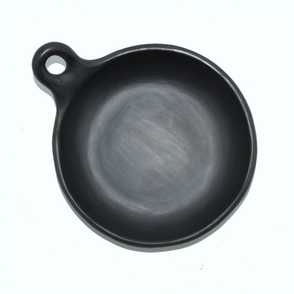 Black Clay, La Chamba Round Saute Pan - Medium