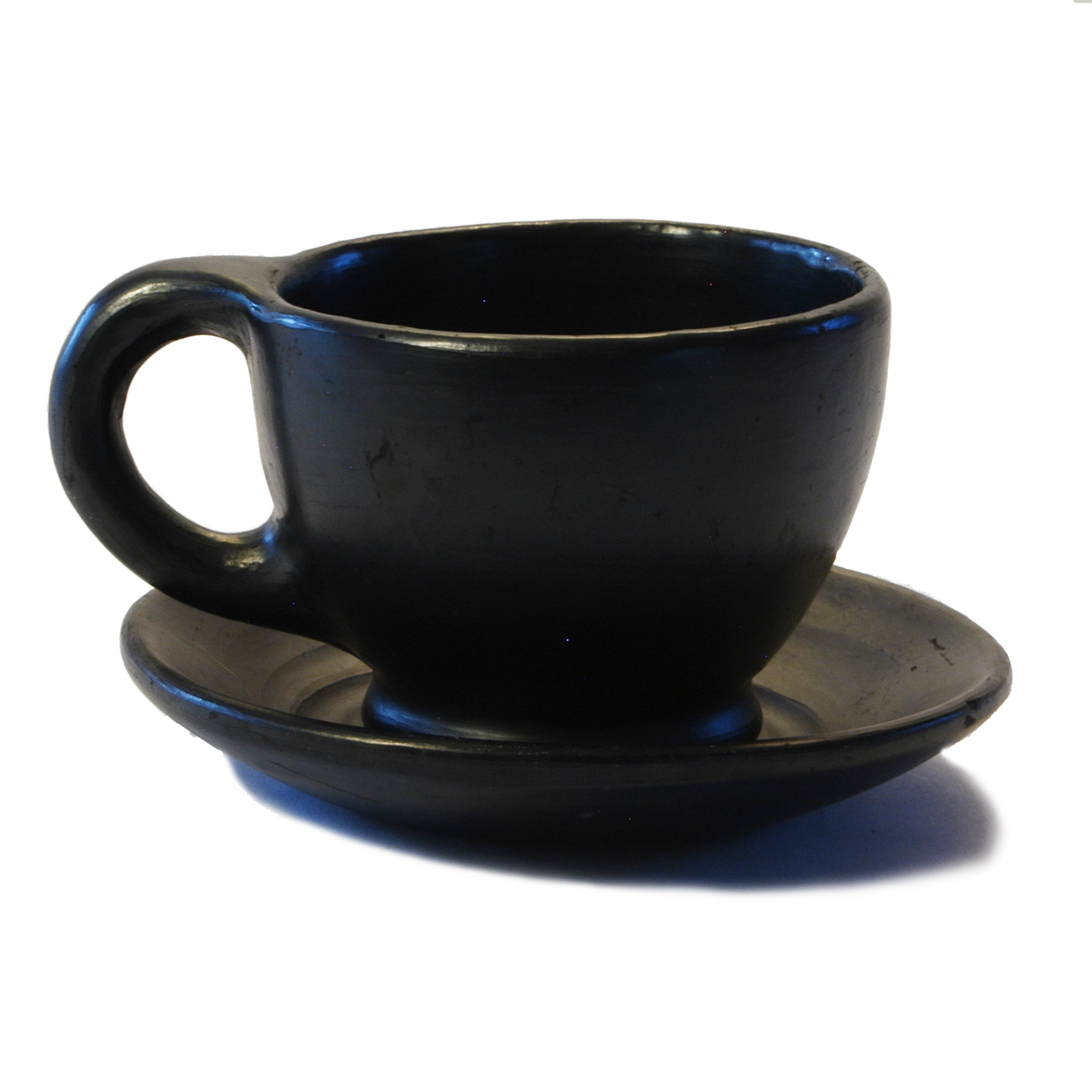 Black Clay, La Chamba Coffee Cup