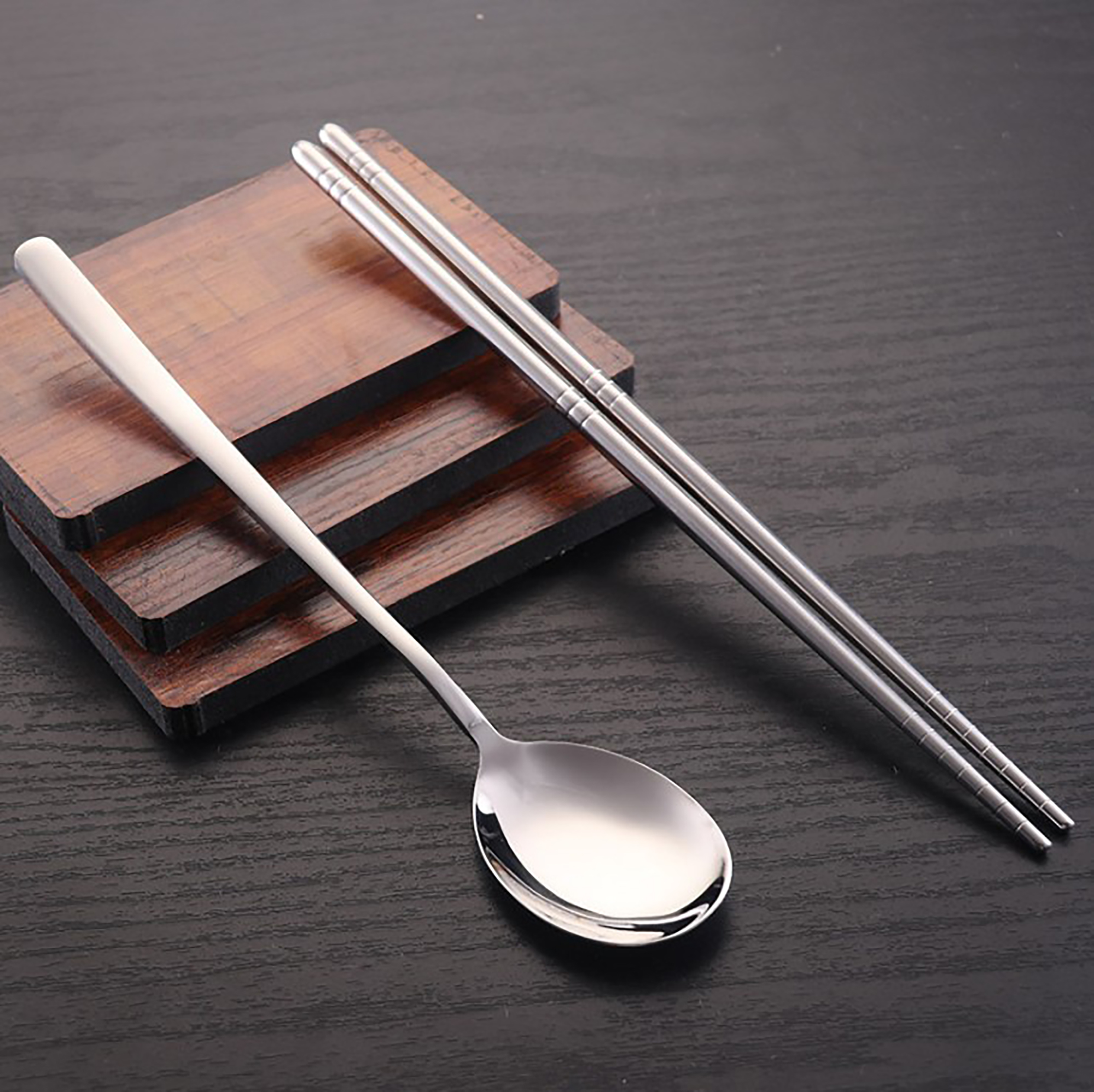 Spoon and chopsticks