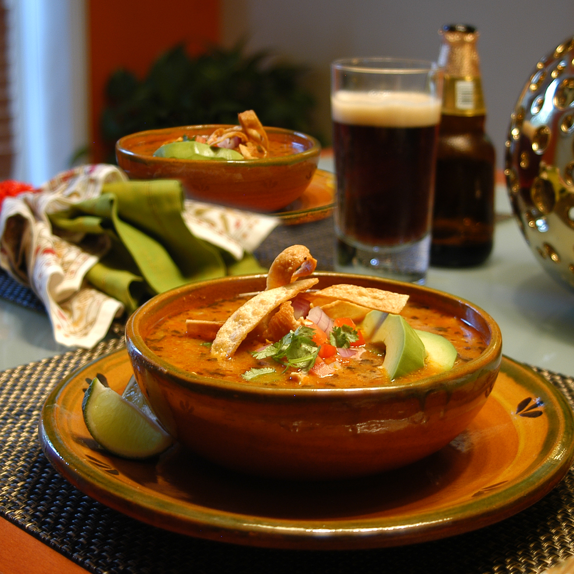 Mexican Tortilla Soup Bowl
