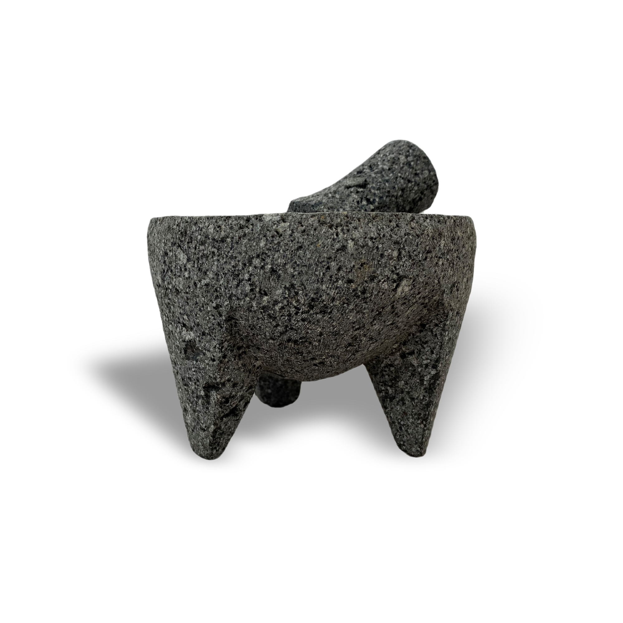 Small (8 inch) Mexican Molcajete Bowl  Hand-carved 100% Volcanic Ston –  The Curated Pantry