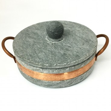 Brazilian Soapstone Low Pot