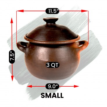 Pomaireware Round Clay Pot