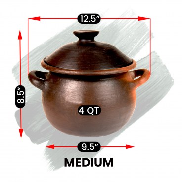 Pomaireware Round Clay Pot