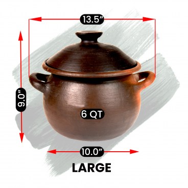 Pomaireware Round Clay Pot