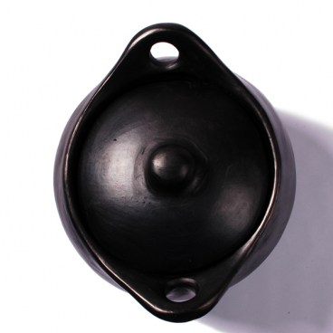 Black Clay, La Chamba Rounded Soup Pot