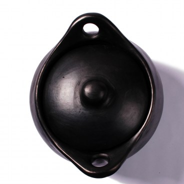 Black Clay, La Chamba Rounded Soup Pot