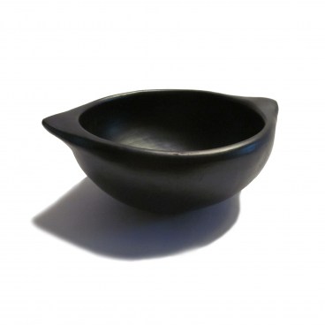 Black Clay, La Chamba Traditional Soup Bowl