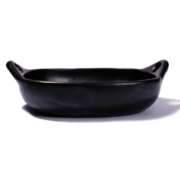 Black Clay, La Chamba Square Roasting Pan