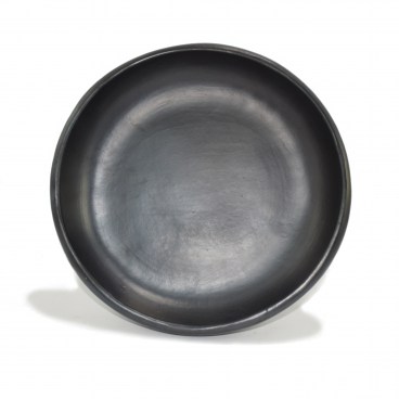 Black Clay, La Chamba Round Serving Dish