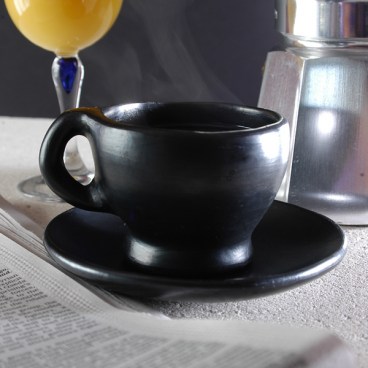 Black Clay Espresso Cup