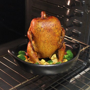 Black Clay, La Chamba Beer Can Chicken Roaster