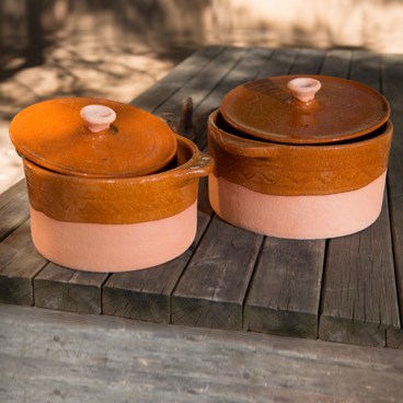 Staright Sided Clay Cazuela from Pereruela