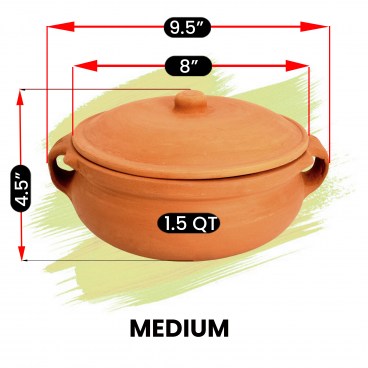 Indian Clay Curry Pots