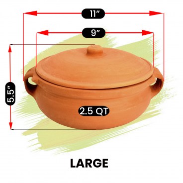 Indian Clay Curry Pots