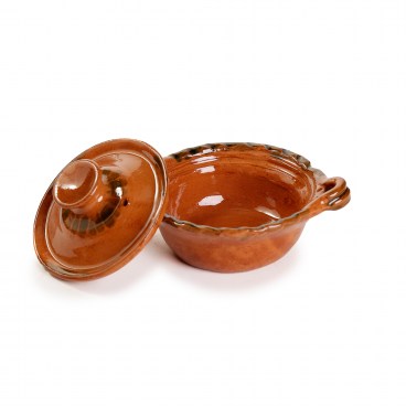 Mexican Lidded Cazuela - Tiny