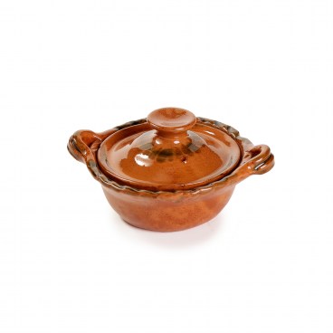 Mexican Lidded Cazuela - Tiny