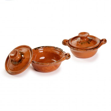 Mexican Lidded Cazuela - Tiny