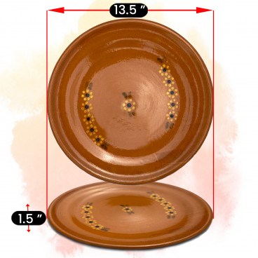 Mexican Extra Large Clay Plate